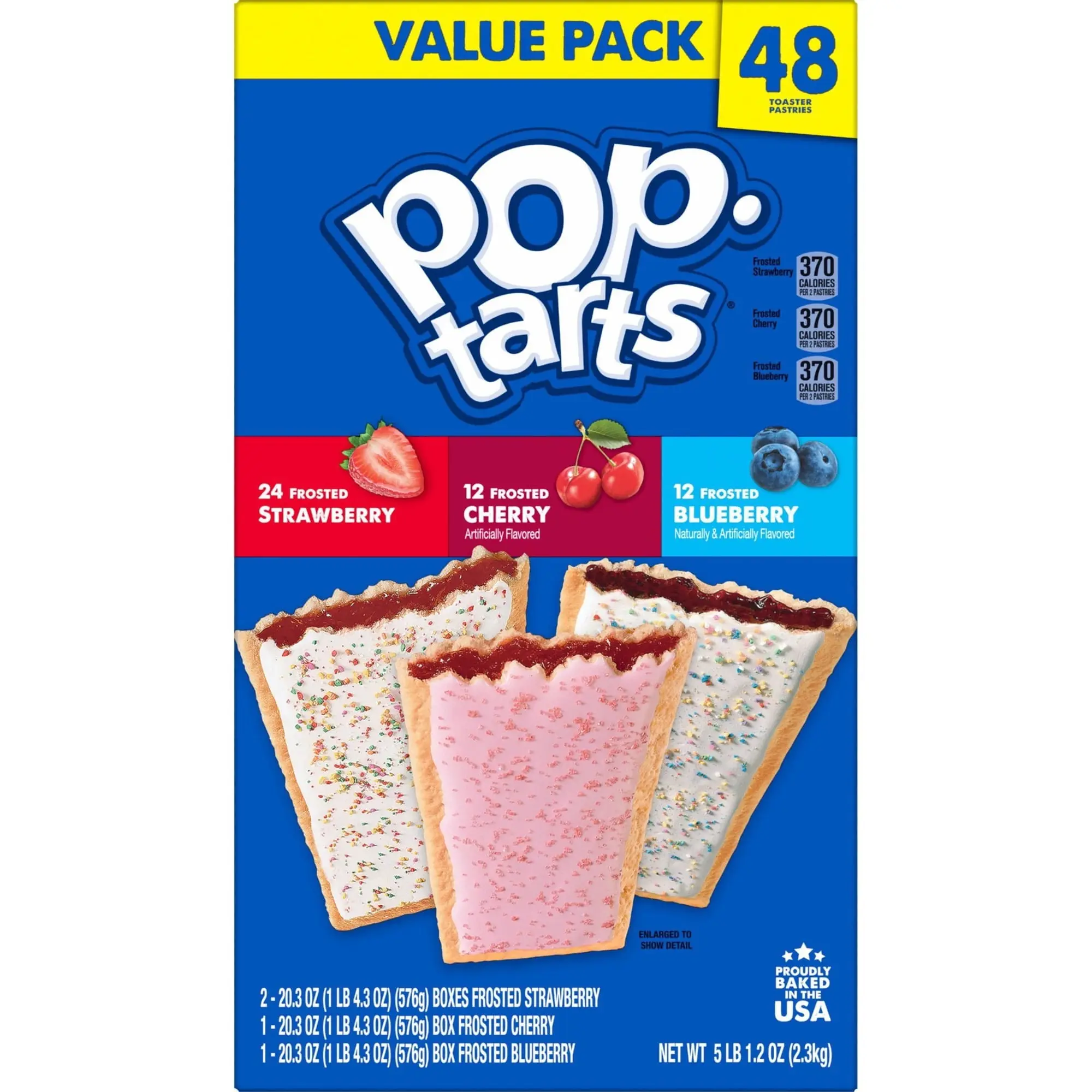 Pop-Tarts Frosted Variety Pack, 48 ct.