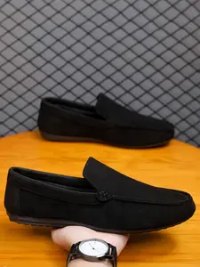 Men's Loafers One-Step Slip-On Comfortable Breathable Fabric Walking Shoes Korean Style Trendy Casual Footwear for Daily Wear