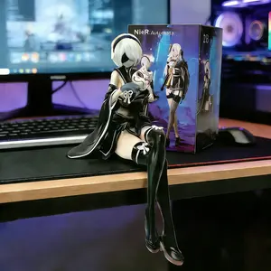 Nier Automata 2B Action Figure PVC Anime Model Collectible Yorha No 2  Desk Display Ornament Anime Toy TikTok Trending Waifu Figure Gift for Fans Collectors Cosplay Lovers Room Decor