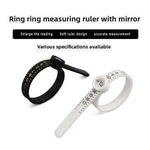 Ring Sizer Tool, Measuring Ruler for Accurate Measurement, Available in Three Colors, Essential Jewelry Making Accessory, Easy-To-Use Finger Gauge, Accuracy