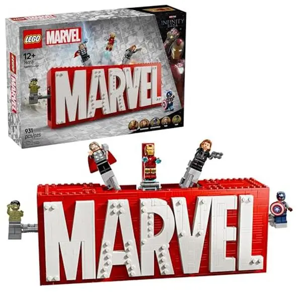 LEGO Marvel: Marvel Logo & Minifigures 76313 LEGO Marvel: Marvel Logo & Minifigures 76313