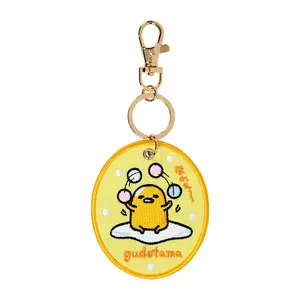 Gudetama Mascot Badge Keychain (Sanrio Character Award Series)