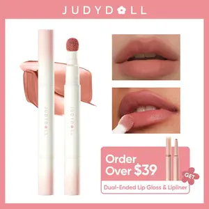 JUDYDOLL Cushion Lip Powder Cream, Cushion Matte Lock Lip Cream, Blur, Matte Lip Glaze, Soft Velvet Matte Lip & Cheek, Smooth Lip Mud, Moisturizing, Soft, Waterproof, Long-Lasting, Not Easy To Fade, Non-Stick Cup, Cosmetics, Makeup, Valentines, New Year