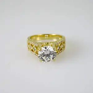 Rings – Anillos – Zircon Stone – 14K Real Color