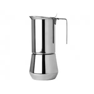 212 MAIN ILSA V14-1 Turbo Express Stainless Steel Stovetop Espresso Maker - 1-Cup Capacity, Ideal for Sports & Outdoor Camping Use, One Cup