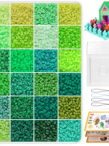 180g 2.6mm Multicolor Perler Bead Set for 3D Pixel Art, DIY Crafts for Birthdays & Parties, Vibrant Melting Beads Kit