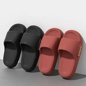 Wear Non-slip Sandals Outside, Bathroom Sense, Eva Silent Platform Shoes, Summer Home Indoor Sandals, Male Couples
