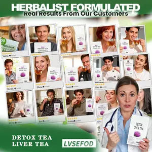 Premium Liver and Kidney Cleanse Detox Tea Dandelion Root Licorice Root Peppermint Burdock Root Nettle Leaf 50 Tea Bags 3.5 oz Herbal Cleansing No Caffeine Healthy Tea Bags