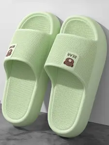 2026 Summer EVA Open-Toe House Slides, Thick Sole Lightweight Couple Beach Slip On Slippers for Home and Casual Wear Footwear