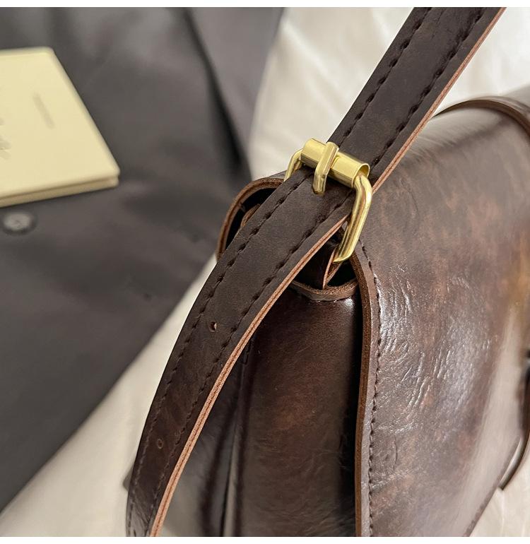 Vintage French Style Women’s Work Bag | Chic Commuter Shoulder & Crossbody Square Handbag | Elegant Minimalist Designer Purse | Versatile Everyday Fashion Bag