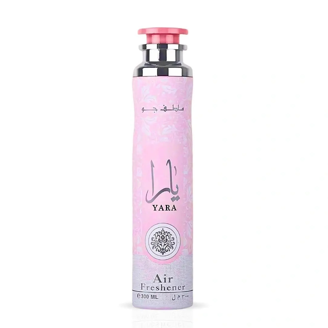 Yara Air Freshener 300ML (10.1 OZ) by Lattafa | A Refreshing Floral Air Freshener With A Sweet, Musky, Lasting Finish.