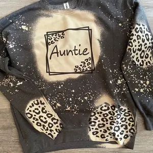 Auntie leopard crewneck