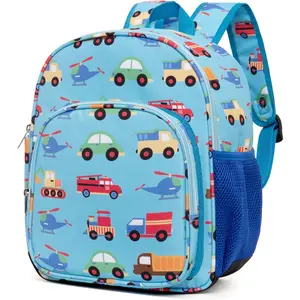 BY-017    Kids Backpack for Boys Bookbags Preschool Toddler Daycare School Bag Elementary Kindergarten Lightweight Waterproof Bluey Backpack Dinosaurs