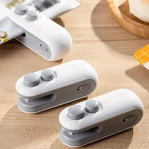 2 in 1 Mini Sealing & Cutting Machine, Portable Usb Rechargeable Snack Sealing Machine, Handheld Heat Sealing Device for Snack & Food Storage Plastic Sealer