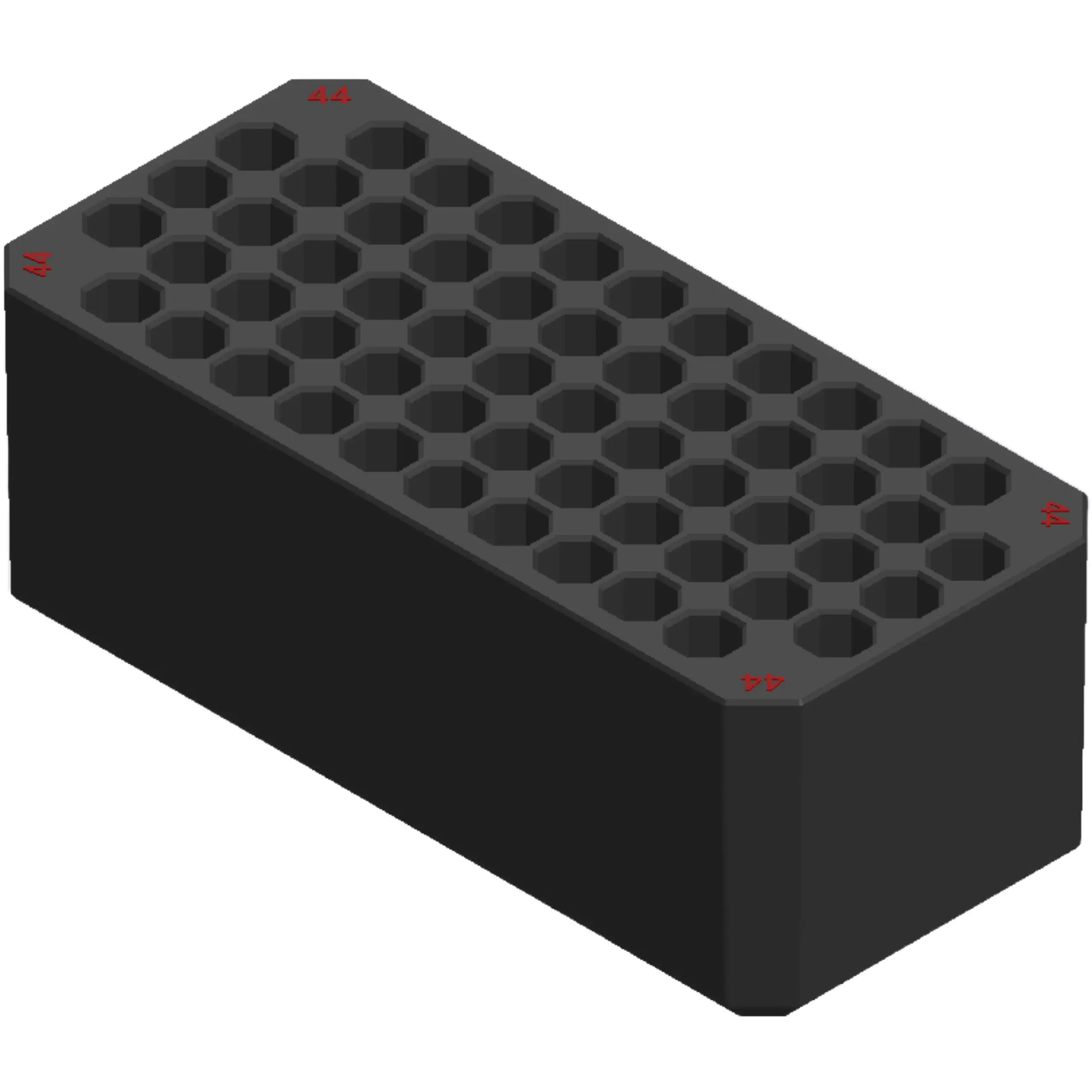 LARGE TRAY 44 MAG RED