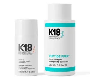 K18 Detox Shampoo and Molecular Repair Mask Duo