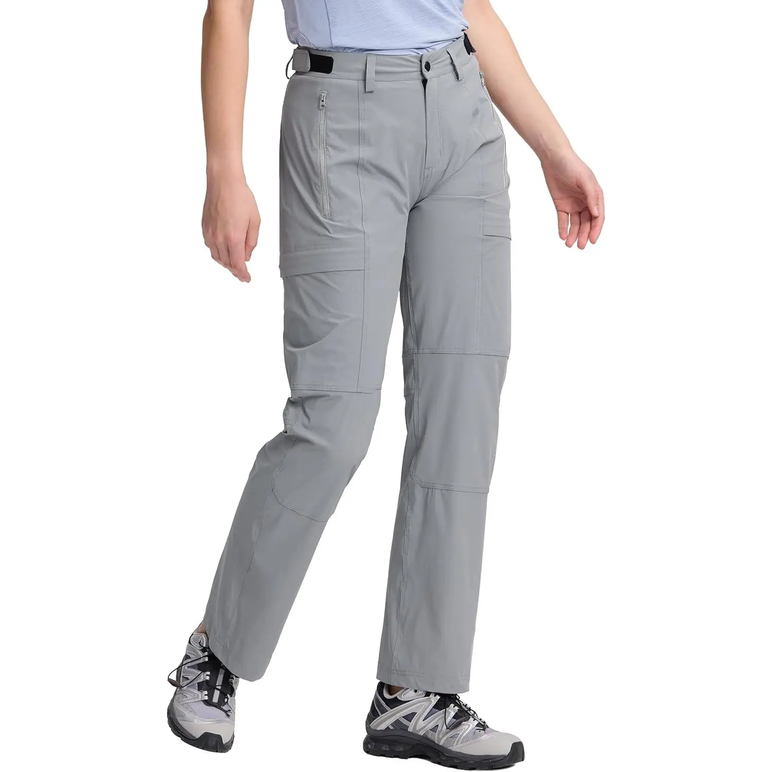 Pioneer Camp Women's Cargo Hiking Pants - Lightweight, UPF100, Stretch, 4 Security Pockets, Packable, with Cargo Pants Vibes, Outdoor Utilitarian & Rugged for Work, Travel, Trail, Lightweight Pants