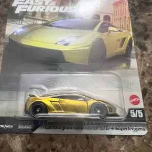 l Fast & Furious Lamborghini Gallardo LP 570-4 Superleggera 5/5 Real Riders Metal Model Car