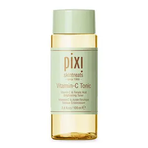 Pixi Beauty Vitamin-C Tonic Travel Size - 3.4 fl oz Daily Facial Toner with Vitamin C & Ferulic Acid for Skin Repair