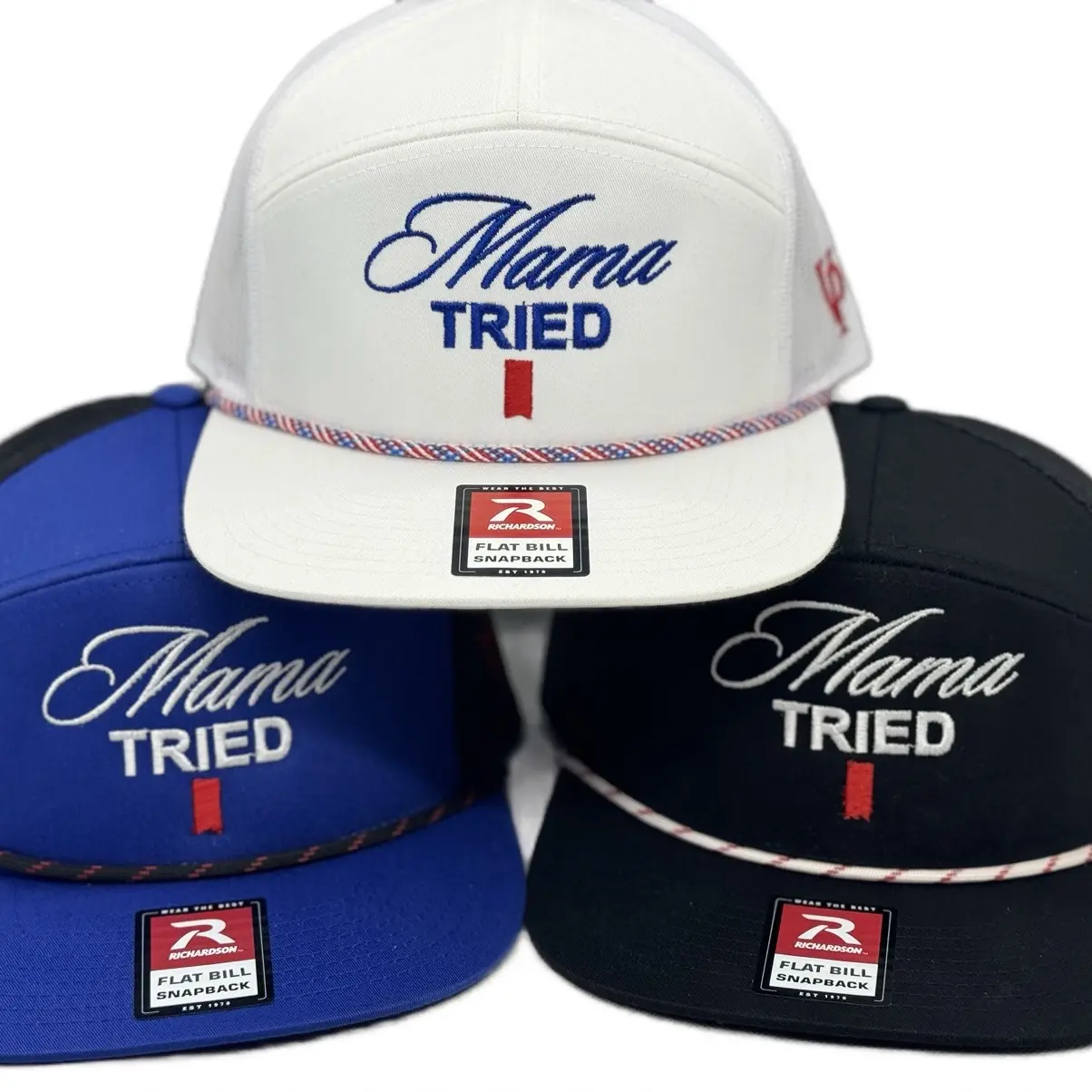 Mama Tried Embroidered Hat snapback hats Mama Tried Embroidered Hat snapback hats