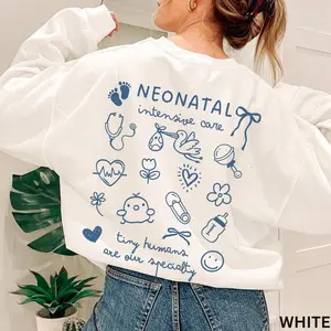 NICU Nurse T Shirt, Neonatal Intensive Care Sweatshirt, Cute RT Crewneck, Medical Staff Appreciation Graphic Tee, Cozy Hospital Shift Outfit Top