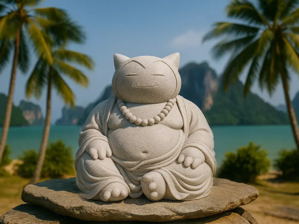 pokemon snorlax minifigure for desks or decor