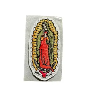Virgin Mary Embroidered Hat Patch