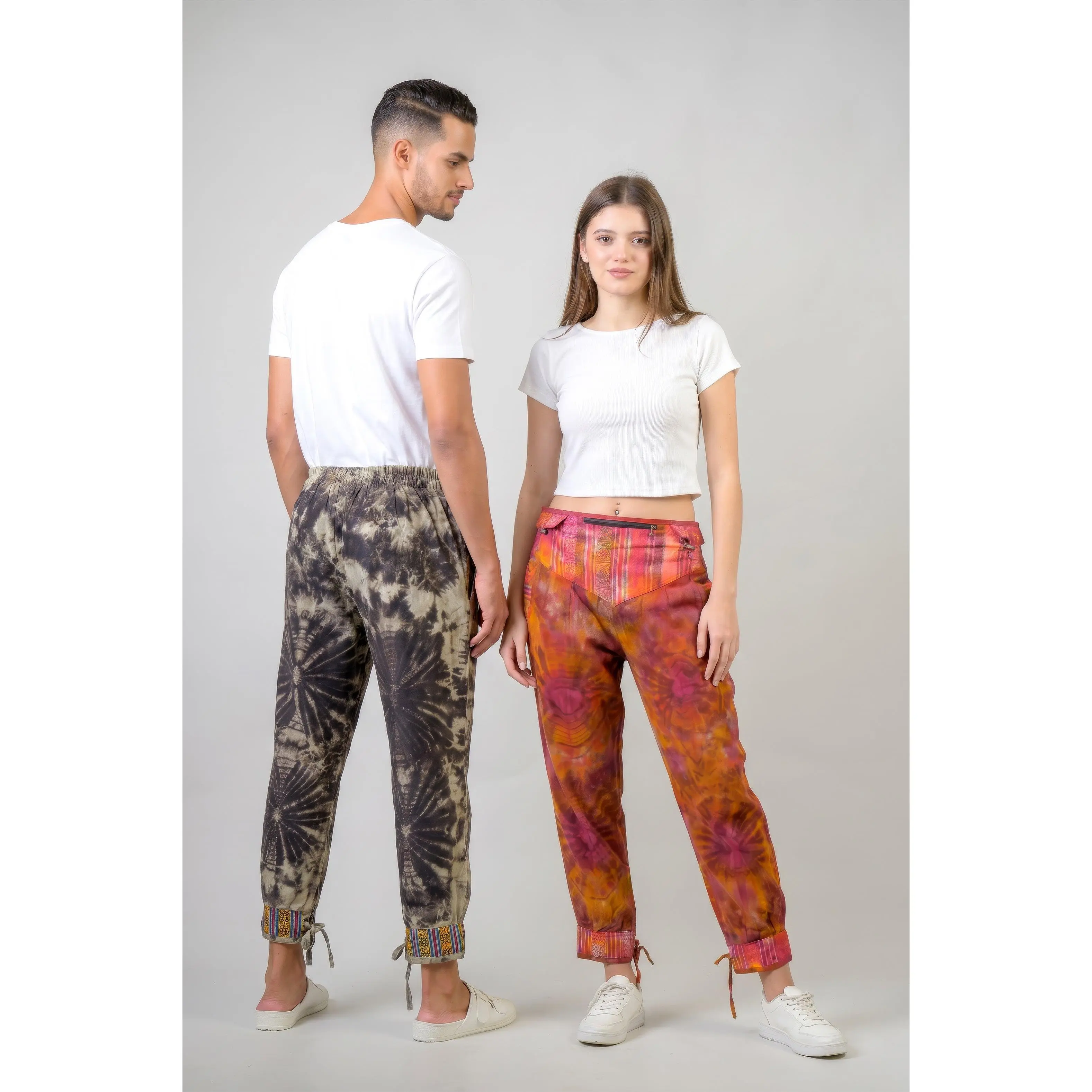Rhea Cotton Tai-Dai Trouser