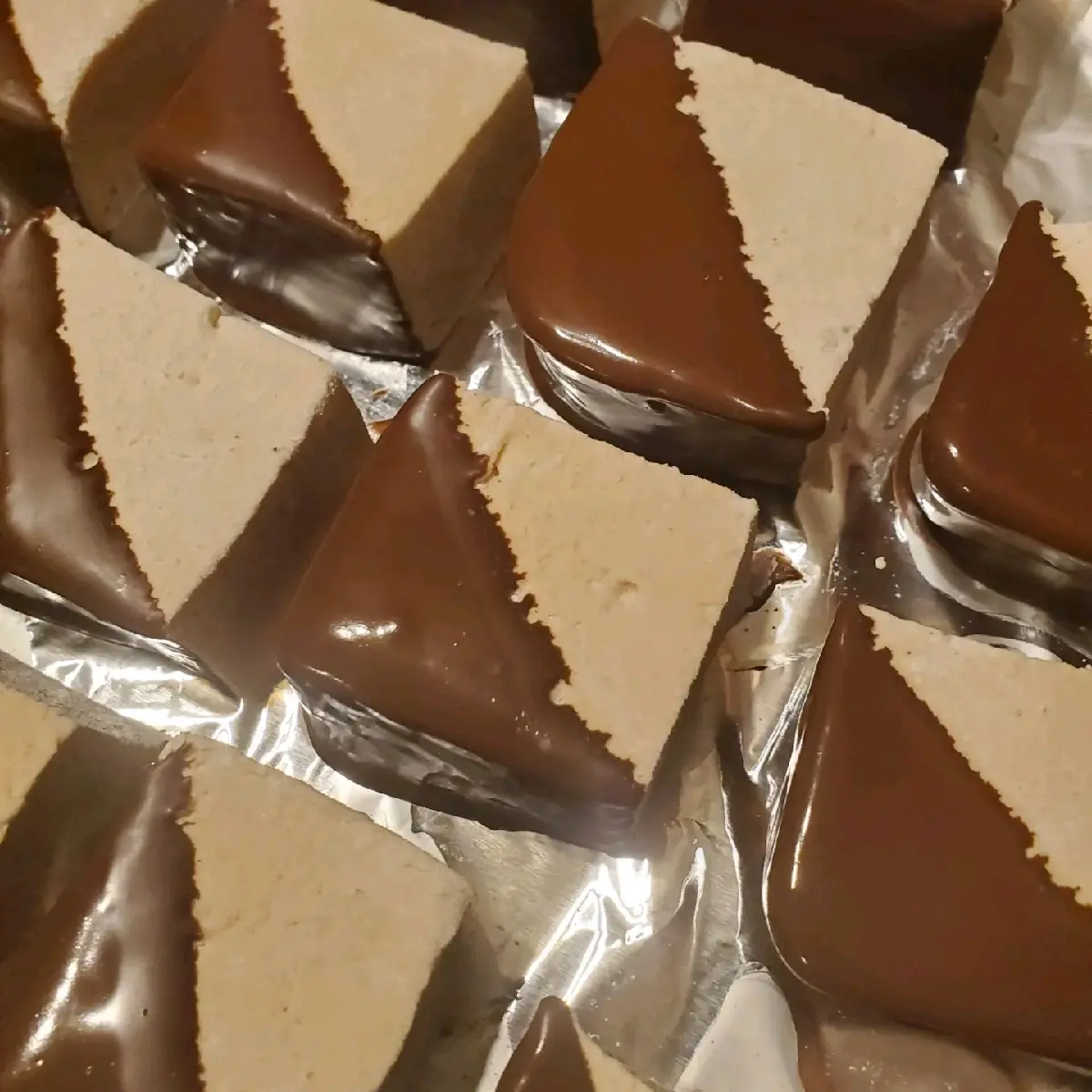 Chocolate dipped Peanut Butter Marshmallows