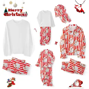 Christmas Family Pajamas Holiday Christma Pajama Family Matching Pjs Set Santa Claus Sleepwear Xmas Jammies