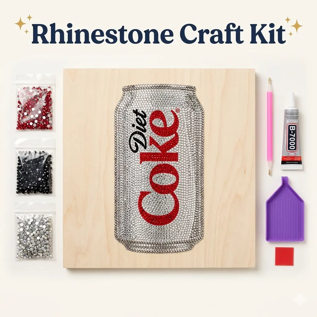 Soda Can Rhinestone Art Kit