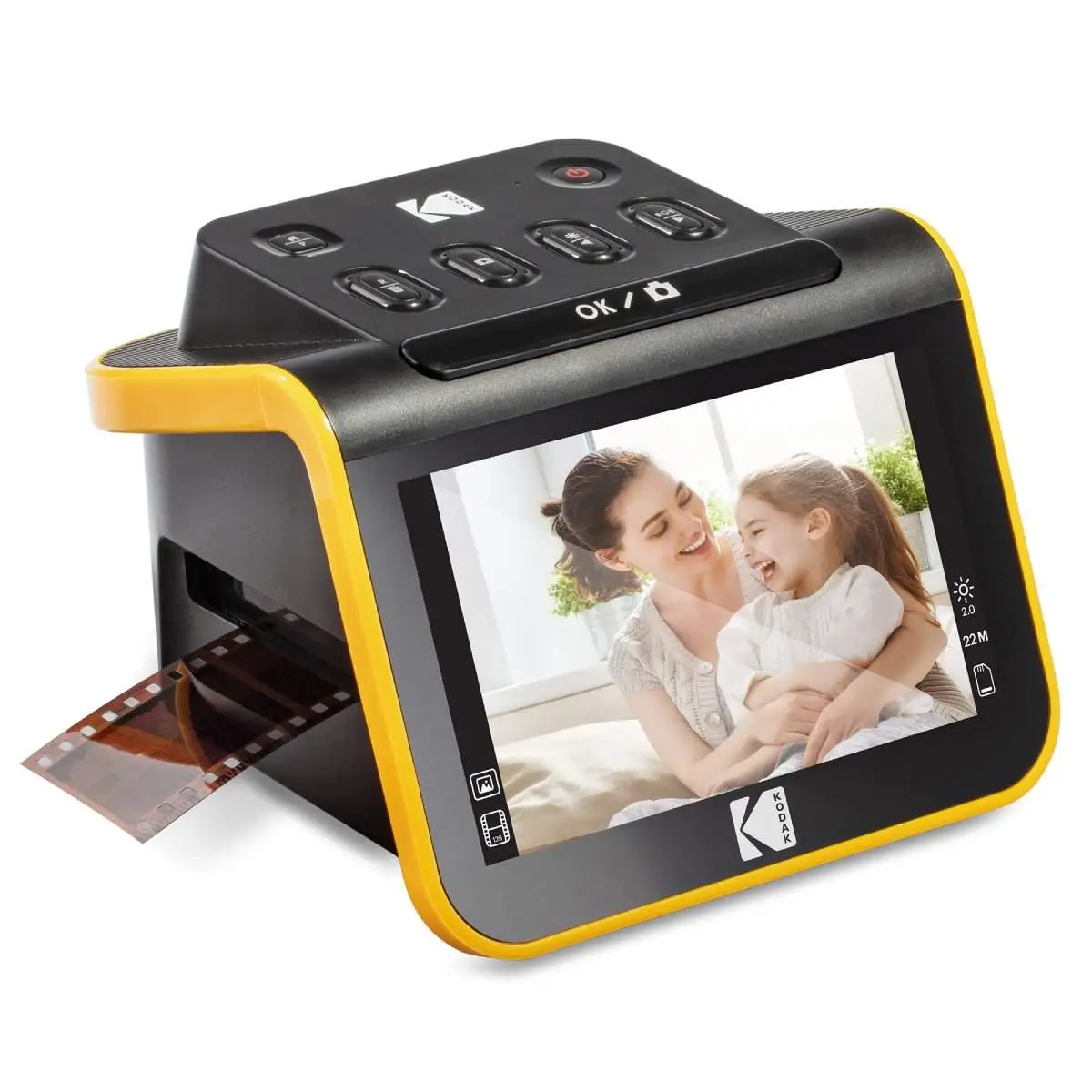 Kodak Slide N SCAN Film and Slide Scanner with 5" LCD Screen, Converts Negatives & Slides to JPEG