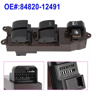 New Front Driver Master Power Window Door Switch For Toyota Corolla 2003-2008 84820-12491 14Pin