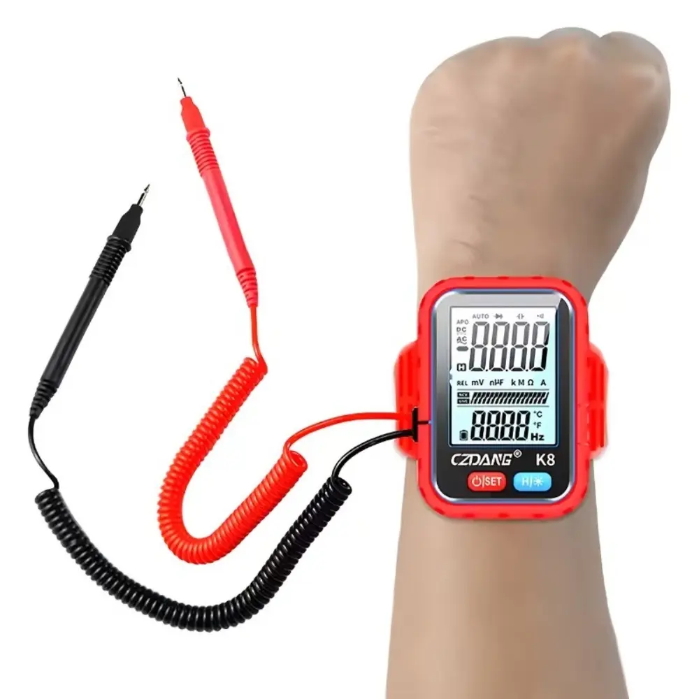 Portable Digital Multimeter Kit, Handheld Household Electrical Tester, Accurately Measures Voltage, Current and Resistance, Compact Easy-to-Use Voltage Check Tool for Daily Circuit Inspection and Basic Electrical Maintenance, Volt Meters And Multimeters,