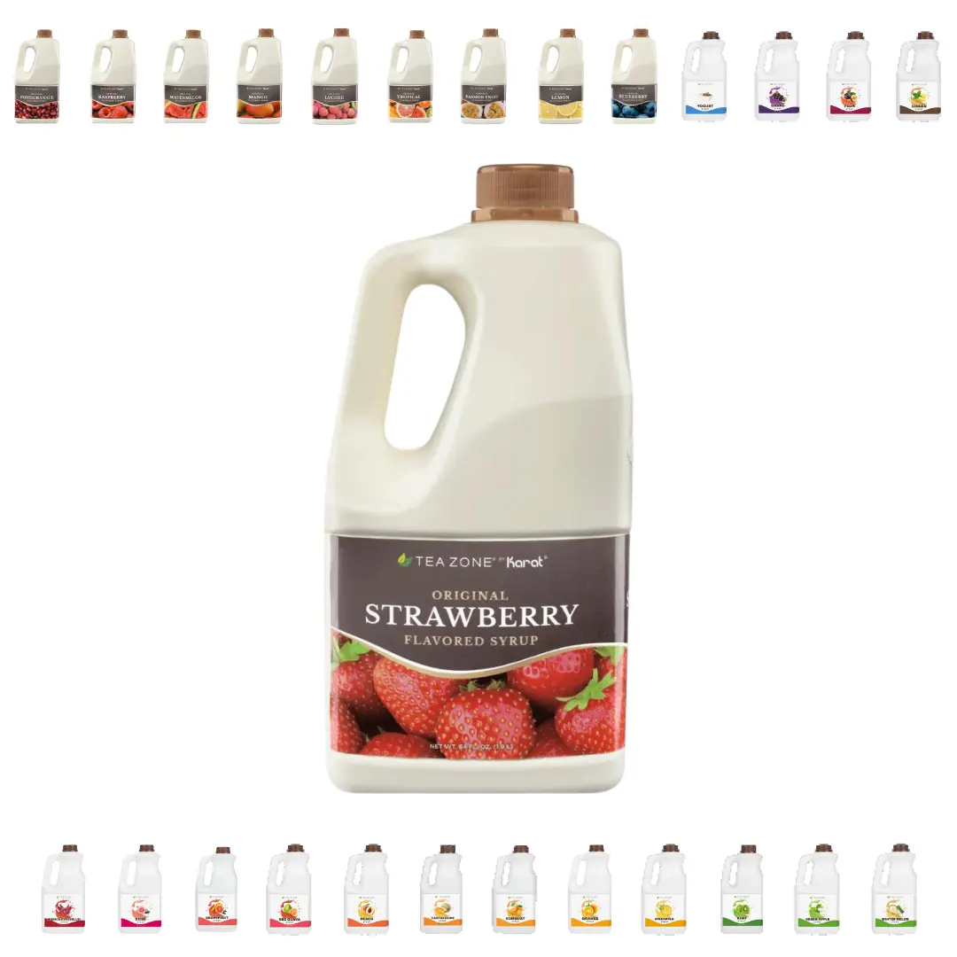 Tea Zone Syrup - Bottle (64oz) - Perfect for Tea, Beverages, Sweets, Ice Cream, Cocktails Blending Tea Zone Syrup - Bottle (64oz) - Perfect for Tea, Beverages, Sweets, Ice Cream, Cocktails Blending