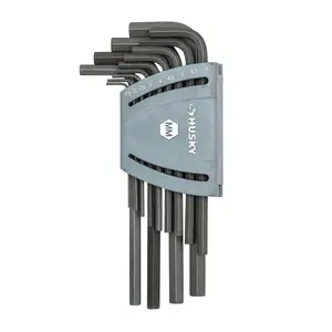 13-Piece Long Arm Hex Key Wrench Set - SAE/Metric