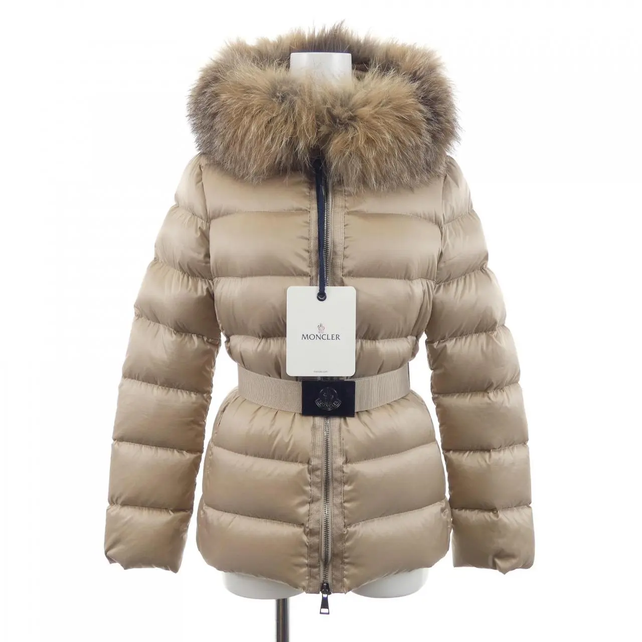 Pre-owned MONCLER Nylon Small Leather Goods Tatie Down Jacket