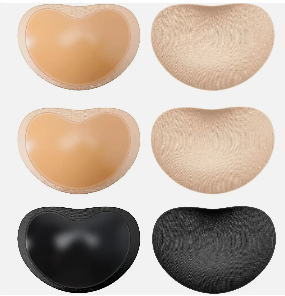 Bra Pads Inserts Sticky Bra Push Up, Silicone Adhesive Breast Lift Waterproof