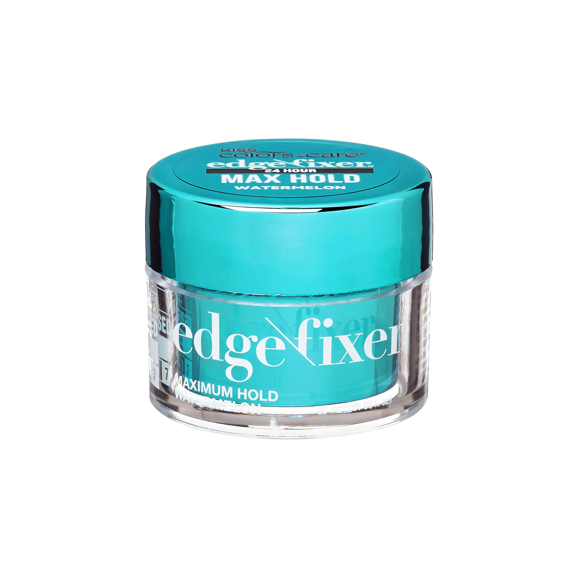 Kiss Colors & Care Edge Fixer Gel - Watermelon | Edge Control, Baby Hair Gel, Maximum Hold, Travel Friendly, 30 ml, Hair Care
