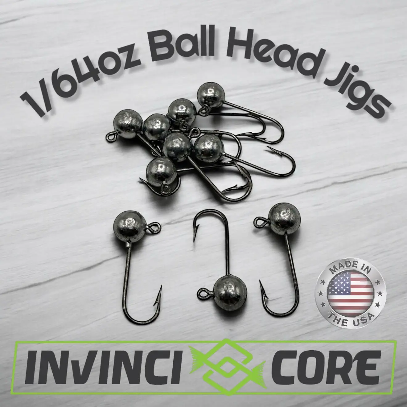 Jig Head 1/64oz #4 #6 #8 #10 Round Bend Hook