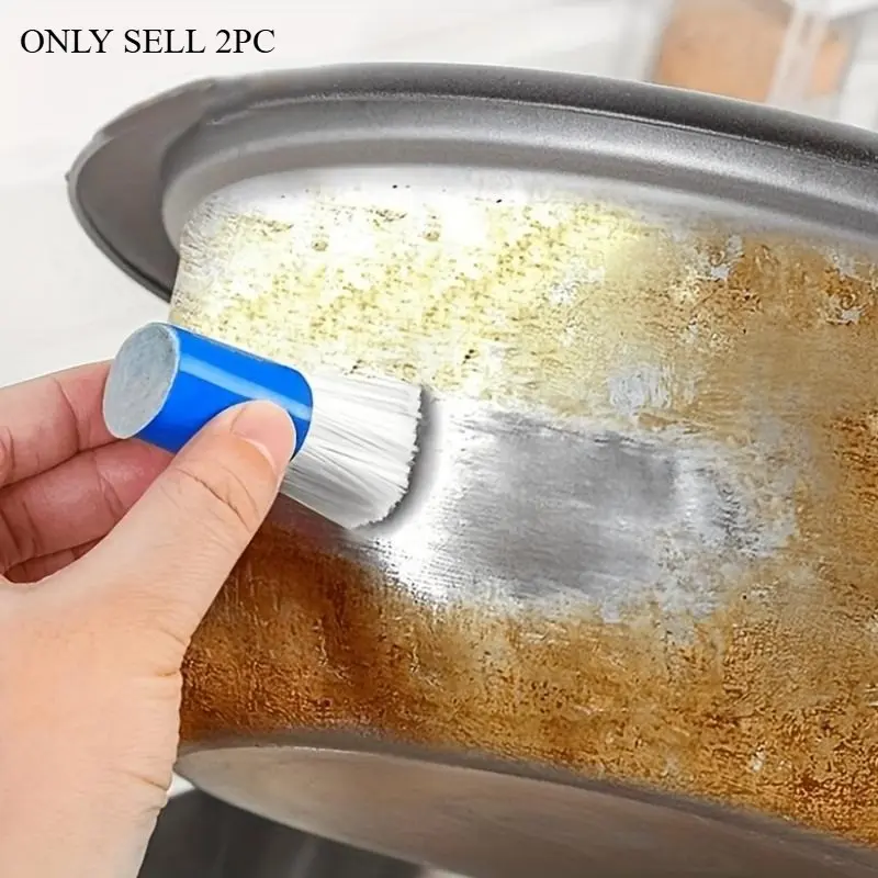 2pcs, Magic Plastic Pot Rust Remover Cleaning Brush Stick - Effortlessly Clean Pots, Pans, Dishes, and Kitchen Gadgets - Perfect for Home Kitchen Items, Kitchen Scrub Brush