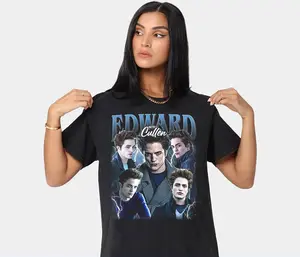 Edward Vintage 90' Tee, Robert Pattinson Fan Made Tee, Team Edward Tee, The Original Shirt, Tshirt Movie Shirt, Gifts For Her, Vampire Tshirt