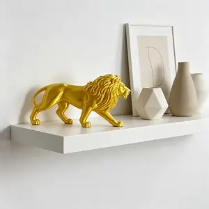 3D Printed Lion Sculpture Statue Decor, decorative figurines, Luxury Creative Home Decoration, Living Room TV Cabinet Entryway Office Bookshelf Desktop Art Piece