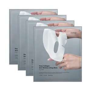 [Sungboon Editor] Deep Collagen Power Boosting Mask 37g (4ea) - Glass Skin, Wrinkle Care, Firming & Pore Refining, Anti Aging, Hydrating, Moisturizing, Radiant Skin