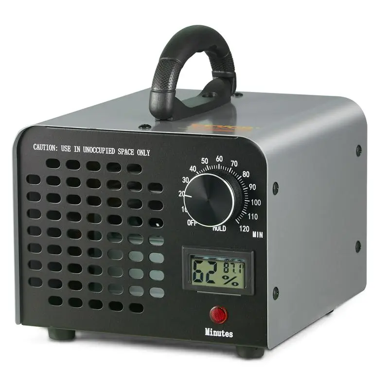 Vtoon Ozone Generator Ionizer - 36000mg/h Odor Remover with Timer Control, Commercial/Industrial Use for Basement, Office, Car Interior Accessory, 0-120 Min Timer, Car & Room Odor Removal Machine, Deodorizer