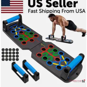 28 in 1 Push Up Rack Board System Fitness Workout Train Home Gym Exercise Stands
