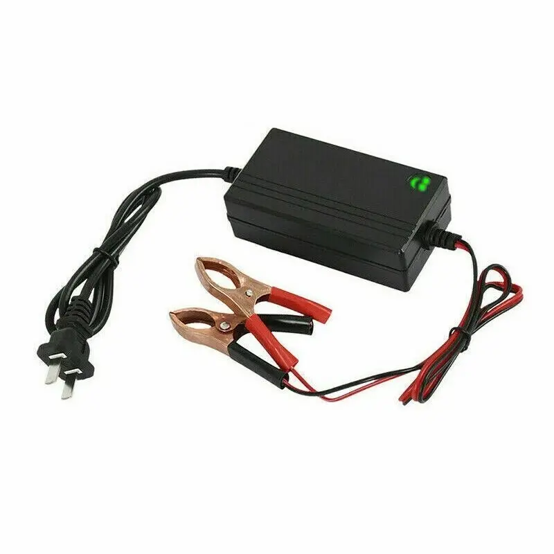 Portable 12V Car Battery Charger Smart Trickle Maintainer for Auto Truck Motorcycle ATV Boat Lead Acid Batteries