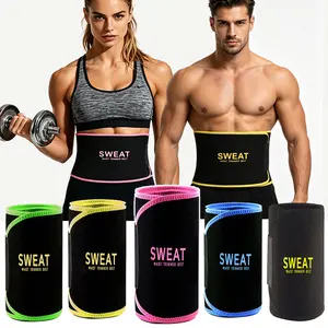Women Waist Trainer Trimmer Exercise Belt Neoprene Sauna Sweat Bands Women & Men Sweat Band Waist Trainer for Training & Workouts,  Wrap Workout Belt Sweat Belly Band Sports Girdle Sauna Suit