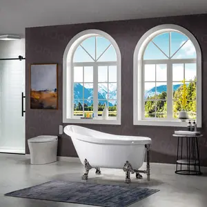 WOODBRIDGE 54" Heavy Duty Acrylic Slipper Clawfoot Bath Tub