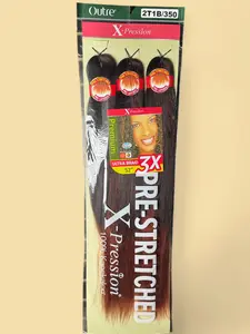 OUTRE BRAIDS X-PRESSION KANEKALON 3X PRE STRETCHED ULTRA BRAID